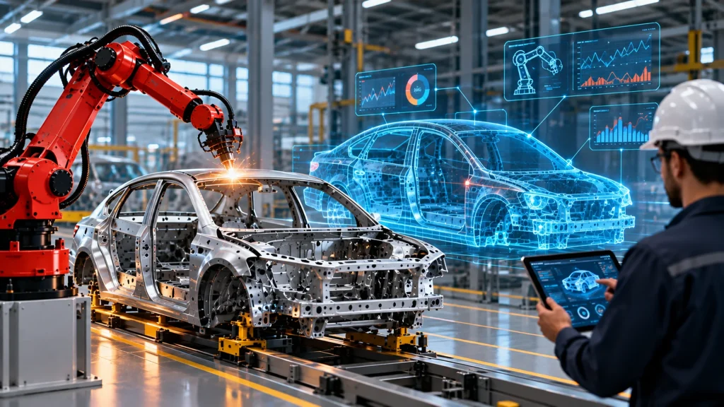 A Digital Twin for Real-Time Robotic Line Monitoring