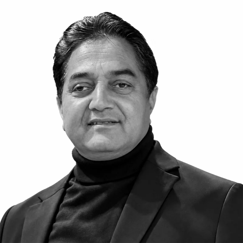 Hemraj Singh Rana (black and white)