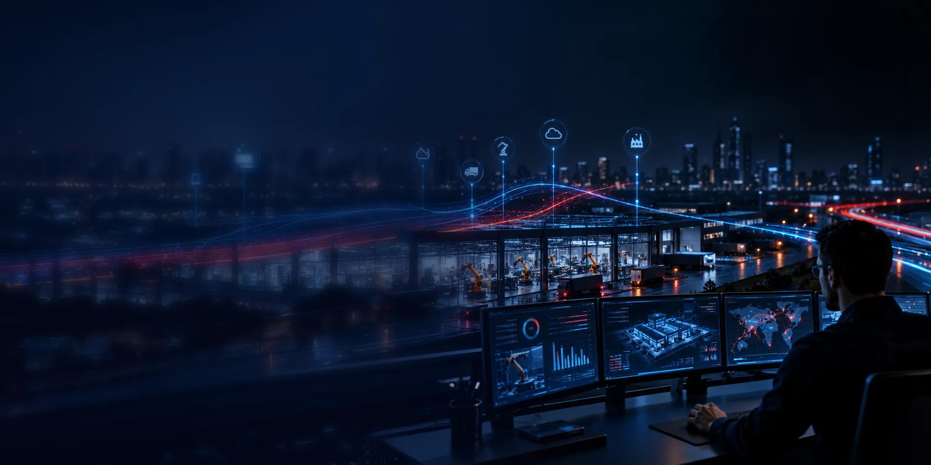 Connected manufacturing assets feeding enterprise decisions